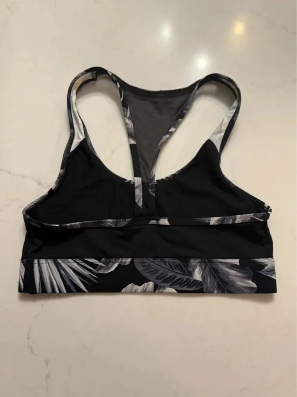 Victoria’s Secret PINK Bralette Bundle Black Palm Print Ultimate Bra Size Small